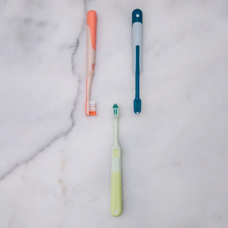 Brosse à dents pour bébés Suavinex +6 ans, verte
