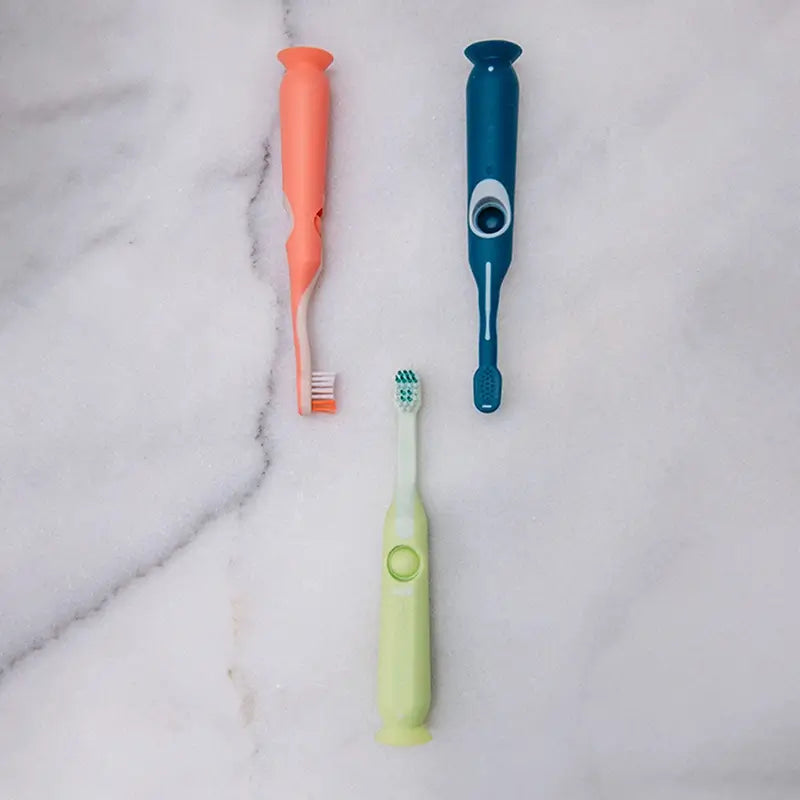 Brosse à dents Suavinex pour bébés de 2 à 6 ans, bleue