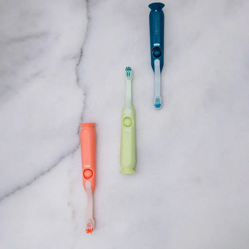 Brosse à dents Suavinex Brosse à dents pour bébés de 2 à 6 ans, verte