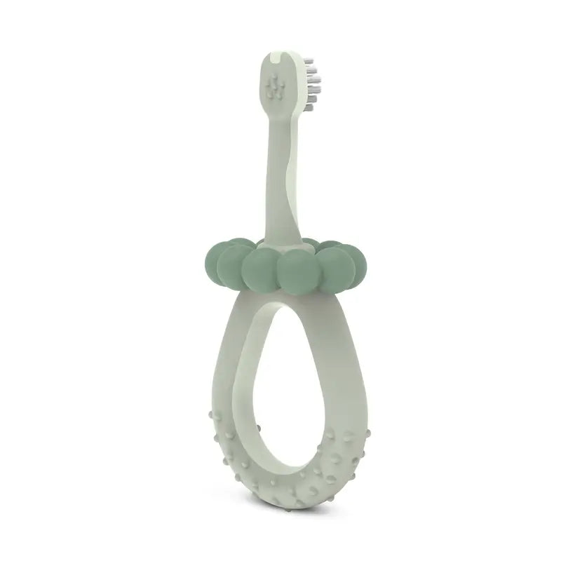 Brosse à dents Suavinex pour bébés 0-2 ans, verte