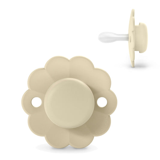 Suavinex Sucette pour bébés 0/6 mois, avec tétine physiologique en silicone Sx Pro, tétine plate et flexible Wonder Gray, 1 unité