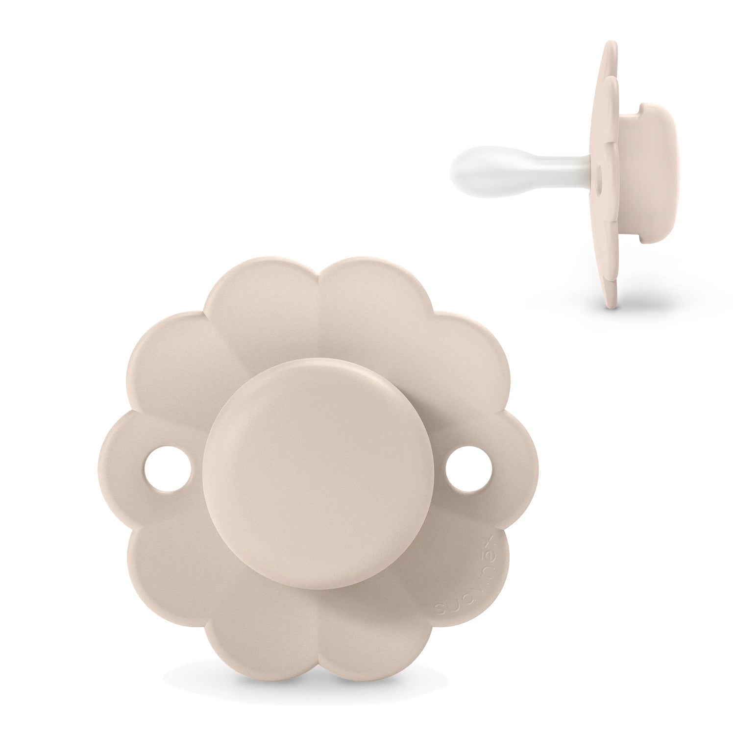 Suavinex Sucette pour bébés 0/6 mois, avec tétine physiologique en silicone Sx Pro, tétine plate et flexible Wonder Mauve, 1 unité