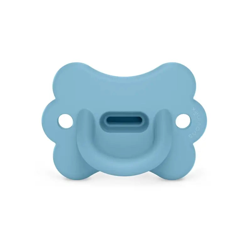 Suavinex Sucette en silicone Physiological Sx Pro, 6/18 mois, Butterfly Infinity Blue