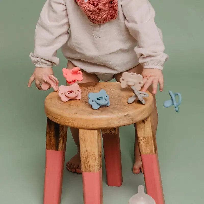 Suavinex Sucette en silicone Physiological Sx Pro, 6/18 mois, Butterfly Infinity Blue