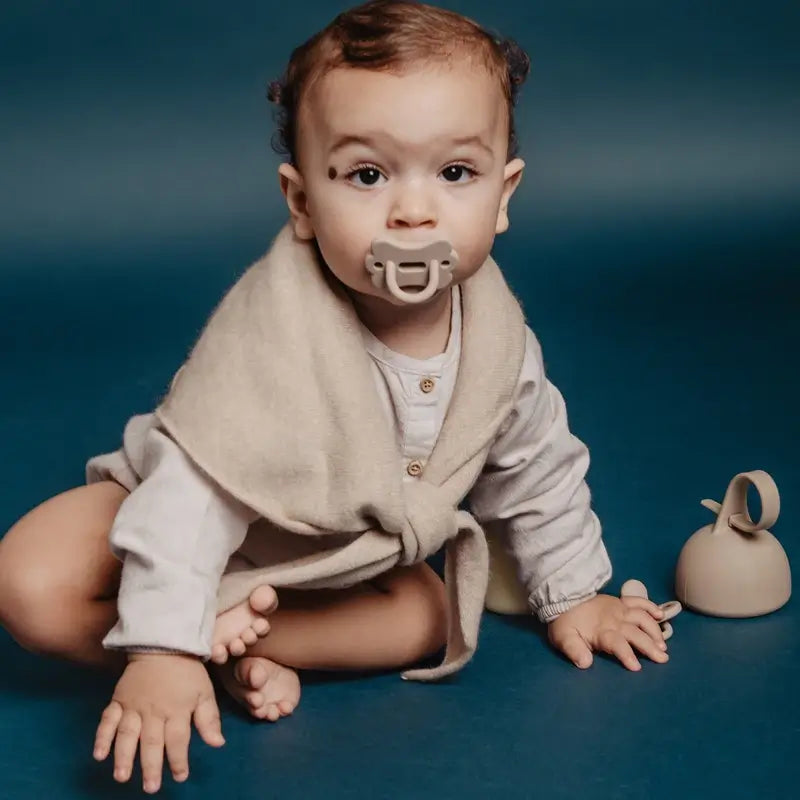 Suavinex Sucette All Silicone Soother Sx Pro, 6/18 mois, Irish Cream Butterfly