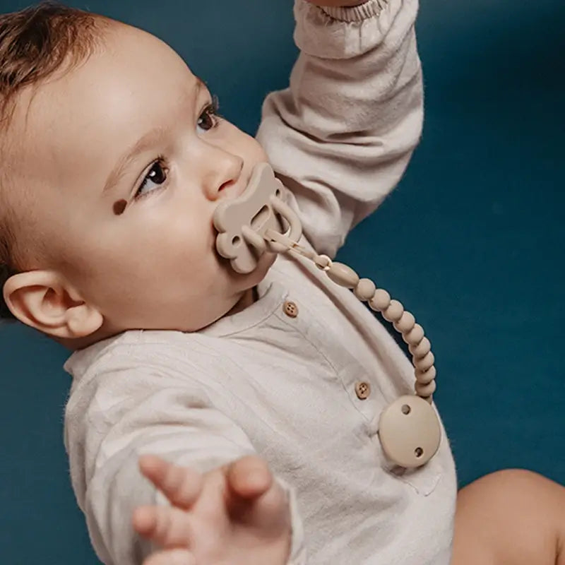 Suavinex Sucette All Silicone Soother Sx Pro, 6/18 mois, Irish Cream Butterfly