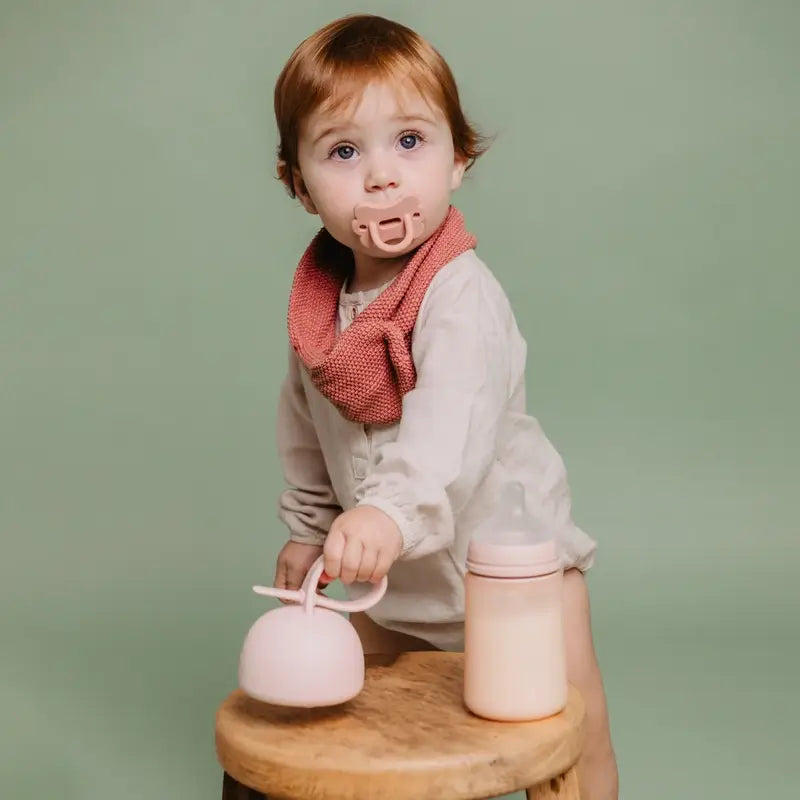 Suavinex Sucette All Sucette en silicone Sx Pro, 6/18 mois, Butterfly Peach Pink