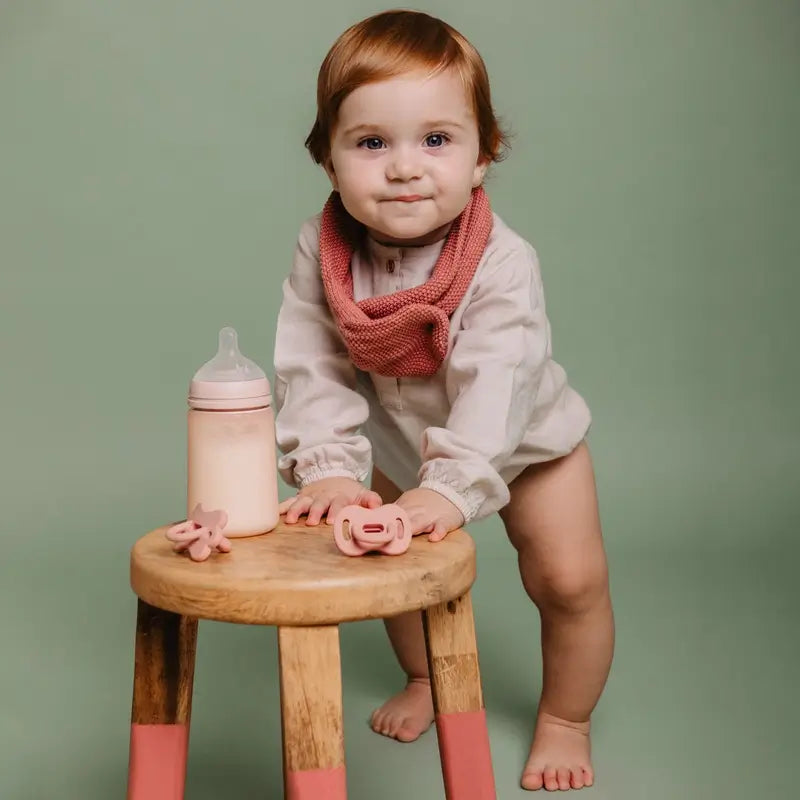 Suavinex sucette tout silicone Physiological Sx Pro, 6/18 mois, eau de rose