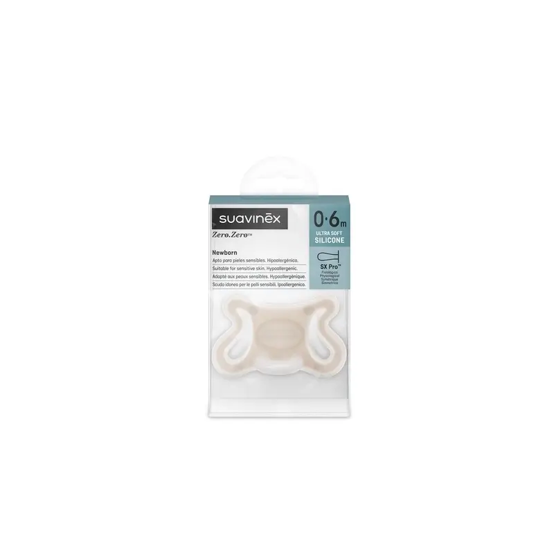 Suavinex Sucette Zero Zero, 0/6 mois, Light