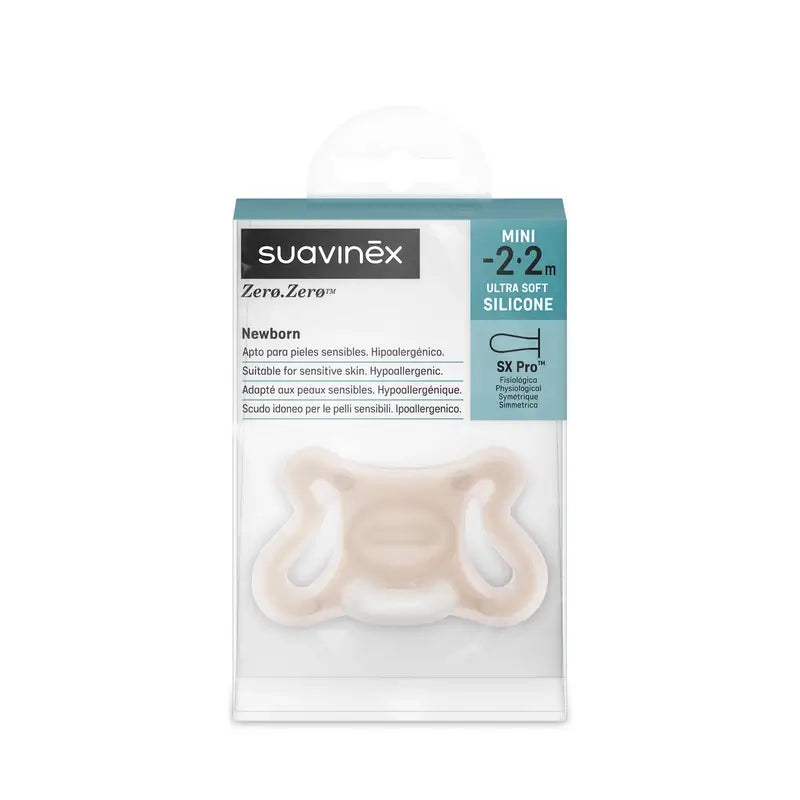 Suavinex Sucette Zero Zero, -2/2 mois, Light
