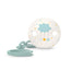 Suavinex Pacifier, Chaîne de sucette Baby +0 Months, Dreams Blue, 1 unités
