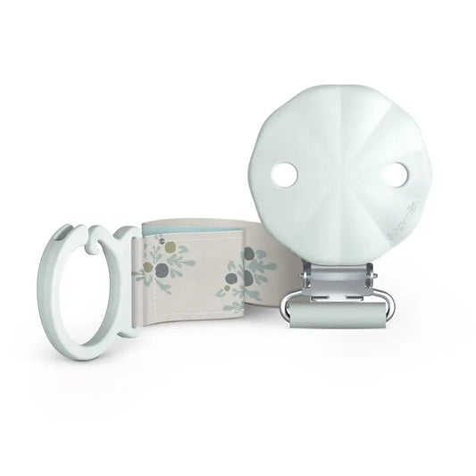 Suavinex Sucette en tissu +0 Mois, Bleu Poésie