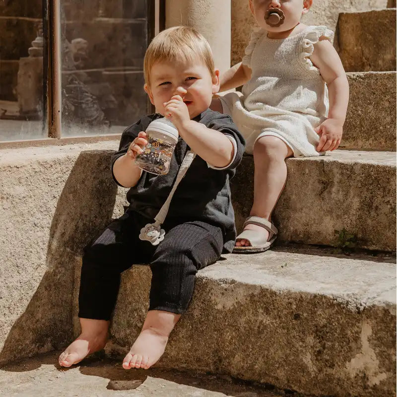 Suavinex Sucette en tissu +0 mois, Wonderland Blue