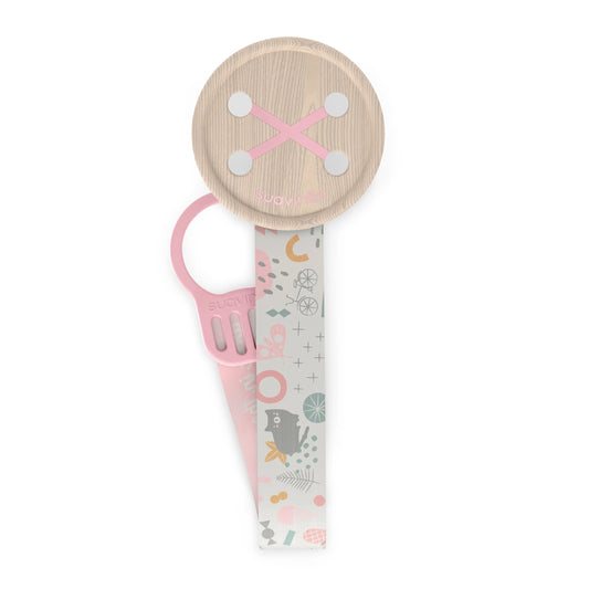 Suavinex Sucette bébé en tissu rose, 1 unité