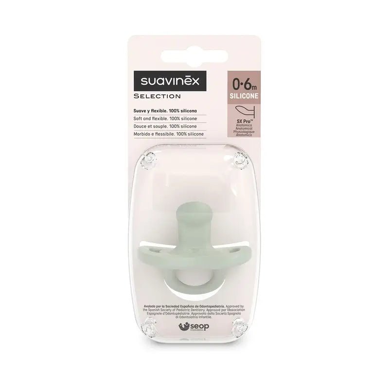 Suavinex Sucettes Tétine Sx Pro 0/6 Mois Couleur Essence Vert