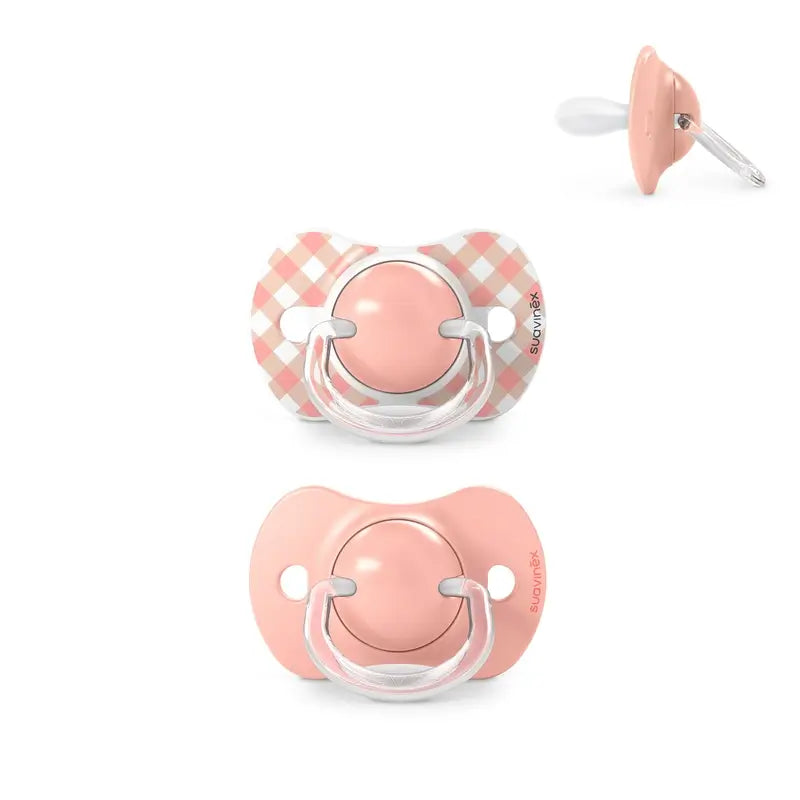 Suavinex Sucettes Sx Pro Teat 0/6 Mois Wild&Free Pink, 2 unités