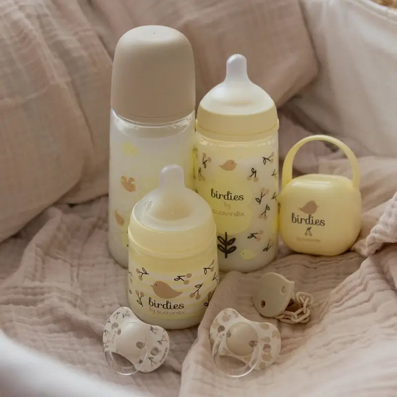 Suavinex Sucettes Sx Pro Teat +18 Months Birdies Beige, 2 unités
