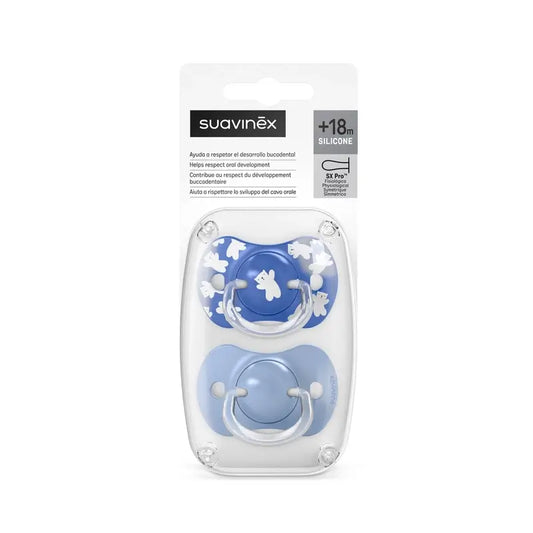 Suavinex Sucettes Sx Pro Teat +18 Months Wild&Free Green, 2 unités