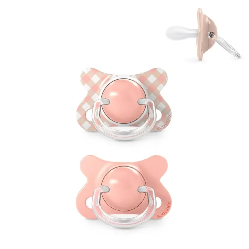 Suavinex Sucettes Sx Pro Teat -2/2 Mois Wild&Free Pink, 2 unités