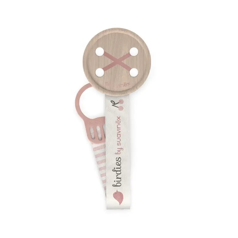 Suavinex Dummy Tape +0 Months Birdies Pink
