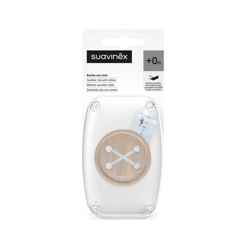 Suavinex Tape sucette +0 mois Wild&Free Blue