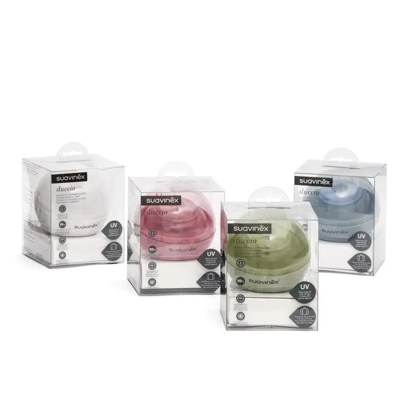 Suavinex Stérilisateur de sucette Uv Duccio, Rose