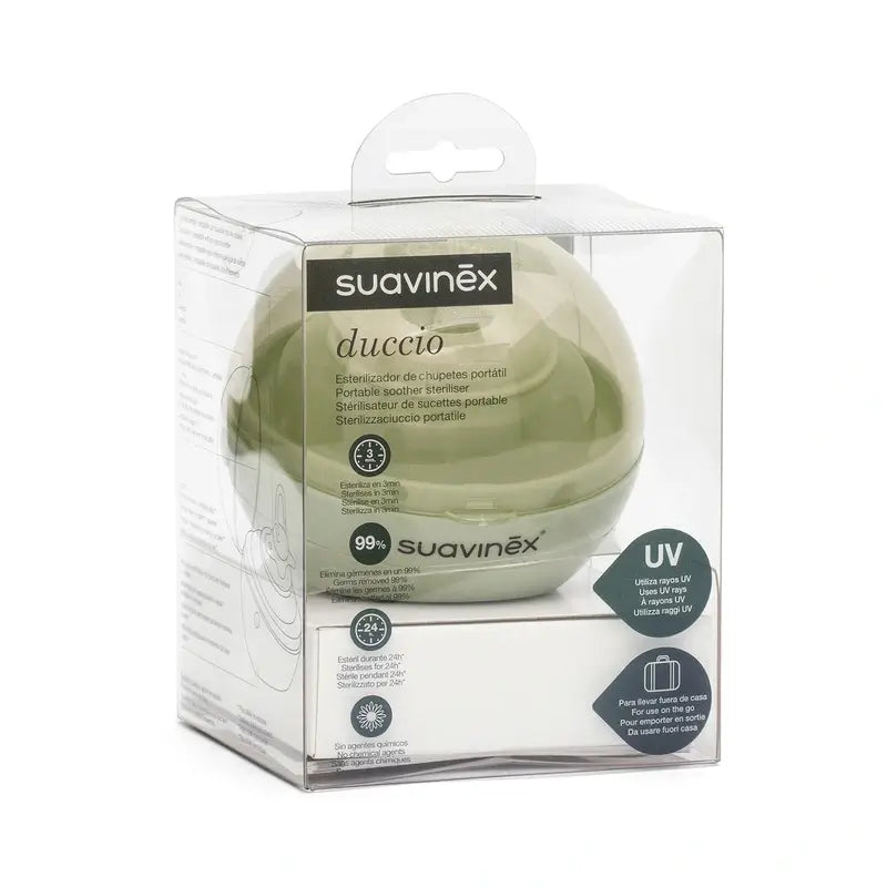 Suavinex Duccio Uv Stérilisateur de sucette, vert