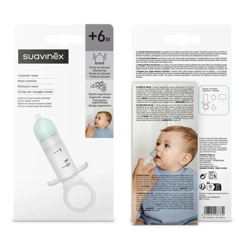Nettoyeur nasal Suavinex pour bébés +6 mois