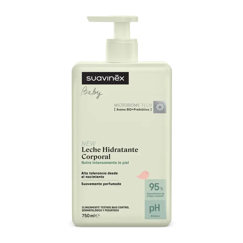 Lait corporel hydratant Suavinex Baby, 750 ml
