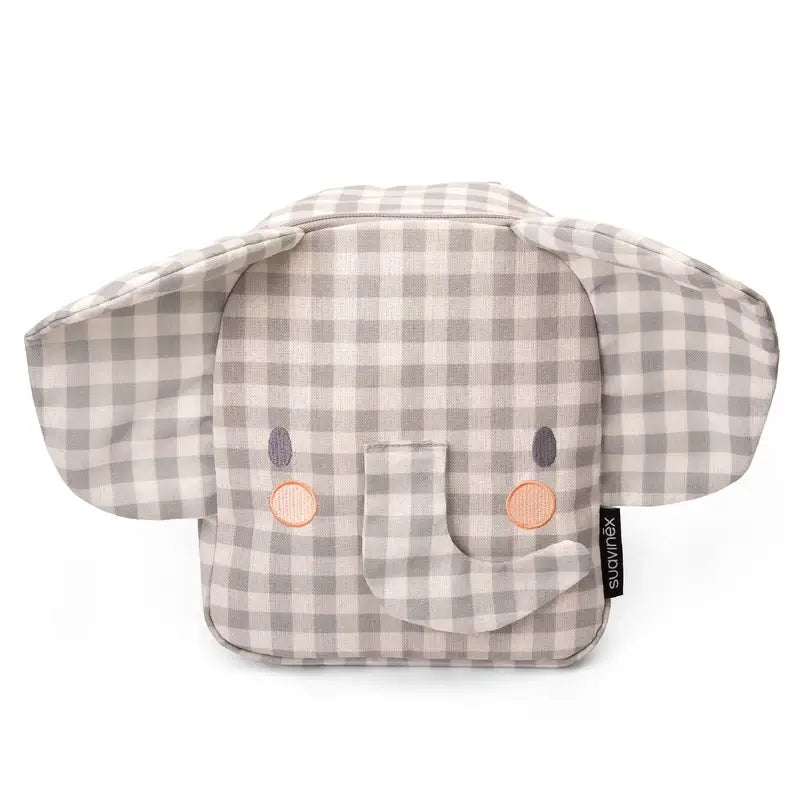 Sac à dos de puériculture Suavinex, gris éléphant