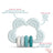 Suavinex Teether Jouet d'éveil en silicone +6 mois, nuage, bleu