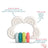 Suavinex Teether Jouet d'éveil en silicone +6 mois, nuage, blanc