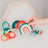 Suavinex Silicone Teether +0 Months, Rainbow, Pink