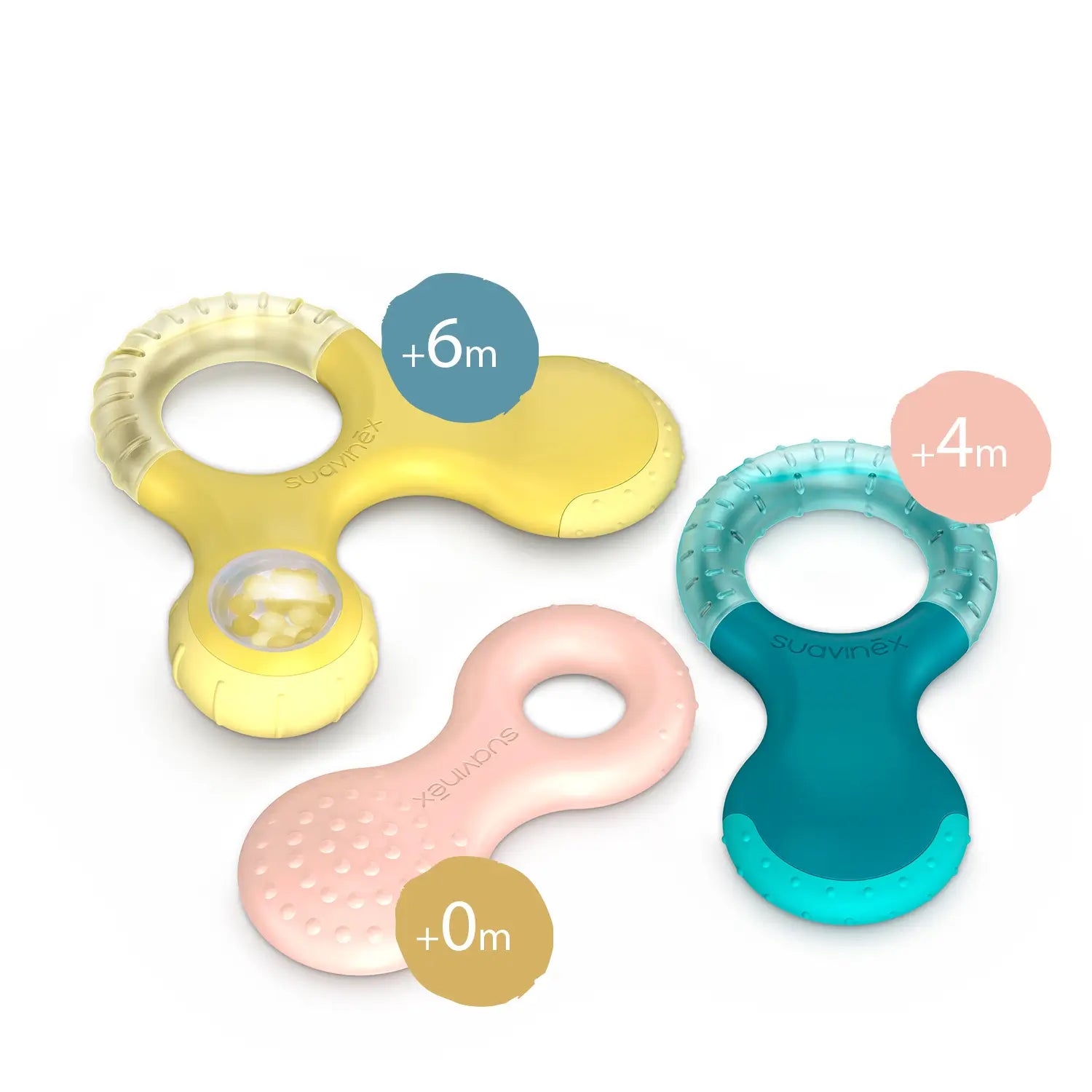 Suavinex Cooling Teether +4 mois, bleu