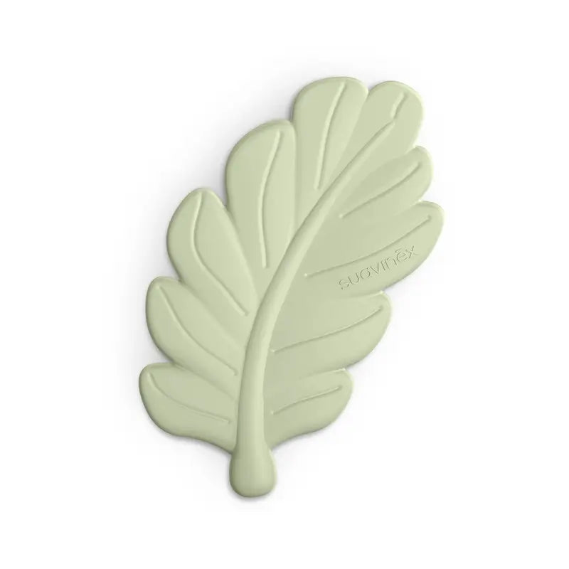 Suavinex Teether Jouet d'éveil en silicone, vert poésie