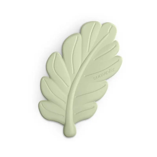 Suavinex Teether Jouet d'éveil en silicone, vert poésie