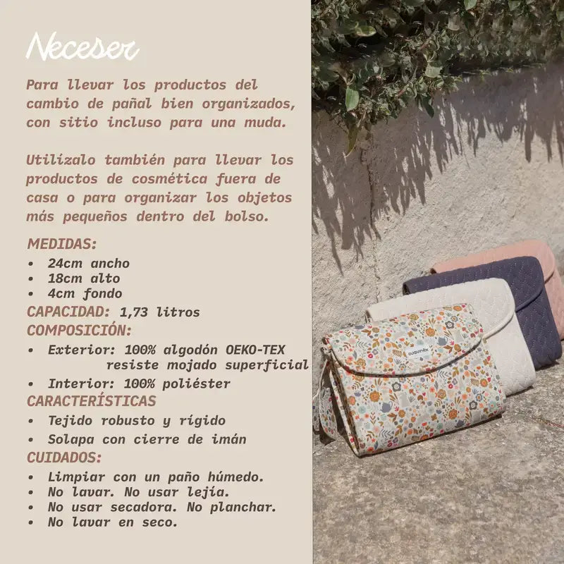 Suavinex Trousse de toilette pour nouveau-né Rose, Tissu