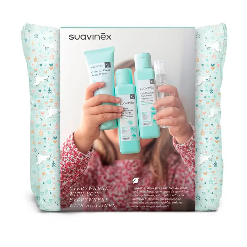 Suavinex Baby Toilet Bag Travel Cloth, Blue