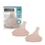 Suavinex Pack 2 Tétines Zero Zero Dense Flow (L), +6 Mois, Deep