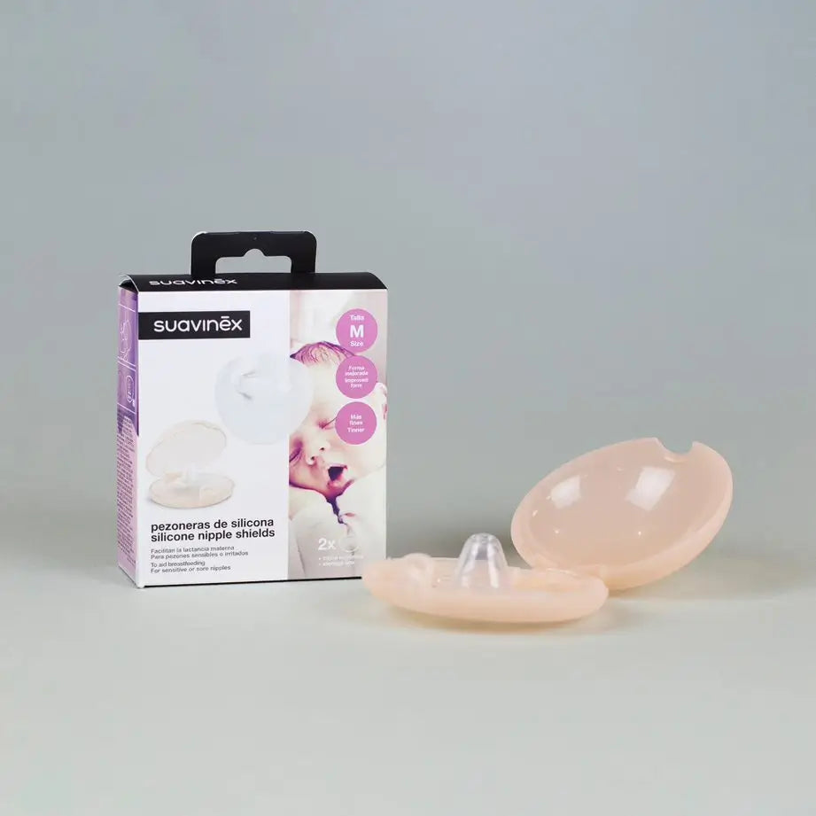 Suavinex Boucliers Mamelons Silicone Taille M 2 Uds