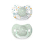 Suavinex Pack sucettes bleues avec tétine physiologique en silicone Sx Pro, 6-18 mois, 2 unités