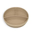 Suavinex Assiette en silicone avec ventouse et divisions, +6 mois, beige