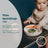 Suavinex Assiette en silicone avec ventouse et divisions, +6 mois, rose