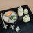 Suavinex Assiette en silicone avec ventouse et divisions, +6 mois, vert