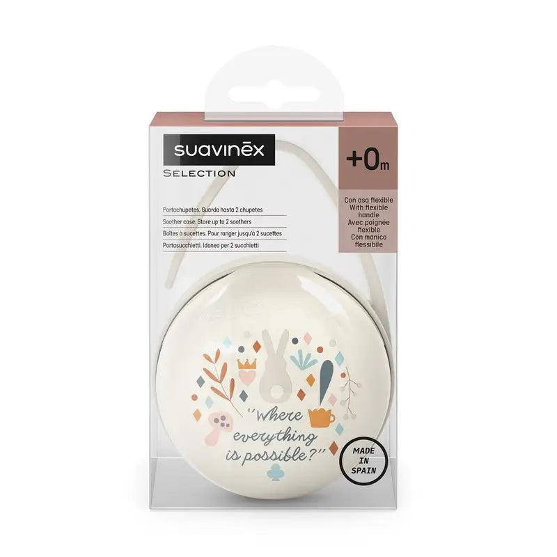 Suavinex Porte-sucette Wonderland, Beige