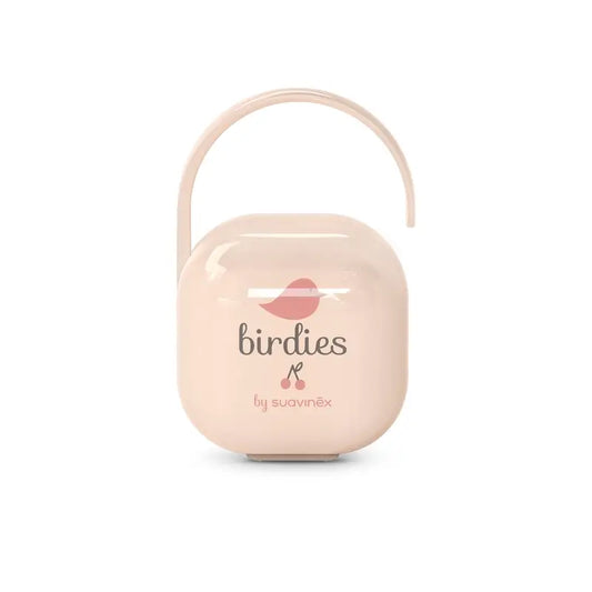 Suavinex Porte-tétine +0 Mois Birdies Rose