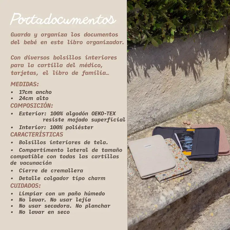 Porte-documents Suavinex, rose