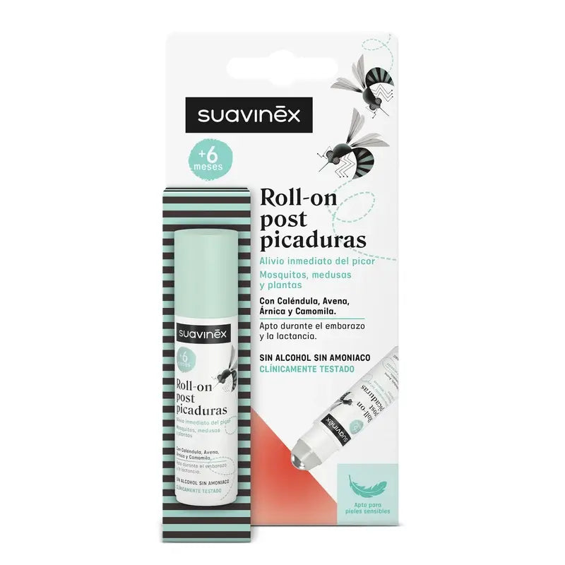 Suavinex Roll-On Post-Blessure, +6 Mois, 15 Ml