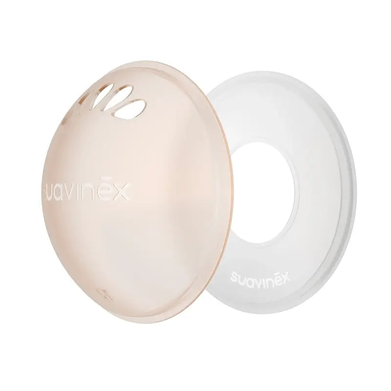 Suavinex Set 2 coquilles de protection et 2 coquilles de collection
