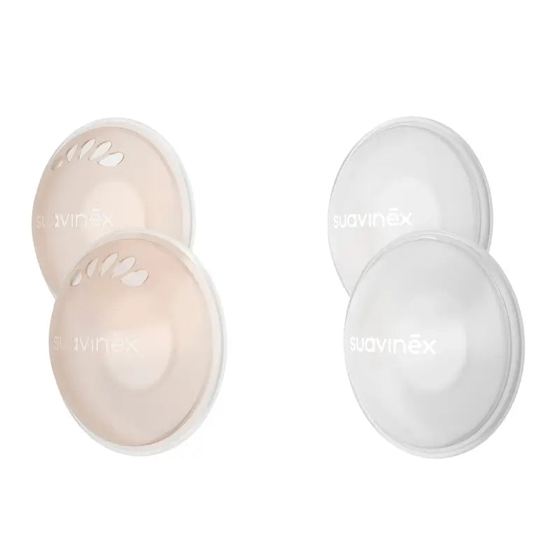 Suavinex Set 2 coquilles de protection et 2 coquilles de collection